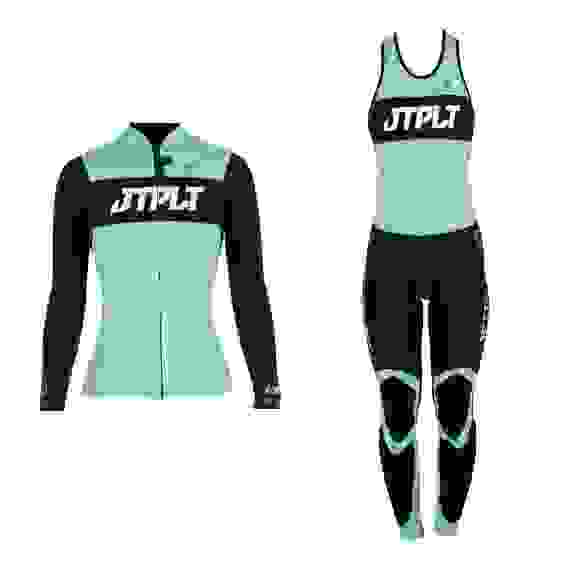 Женский Комплект гидрокостюм и гидрокуртка JetPilot RX Black/Teal, XS
