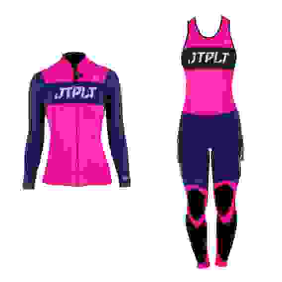 Женский Комплект гидрокостюм и гидрокуртка JetPilot RX navy/pink, XS