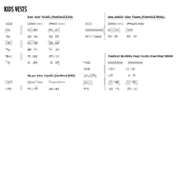 Жилет водный детский Neoprene Vest Youth (SS) Lime Green 176