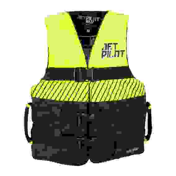 Жилет для гидроцикла нейлон мужской Jetpilot HELIUM F/E NYLON VEST BLACK/YELLOW L/XL