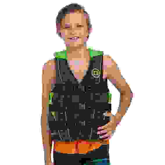 Жилет подростковый нейлоновый O'Brien TEEN NYLON GREEN 35-55kg