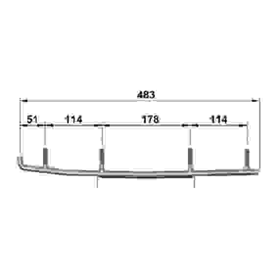 Коньки лыж усиленные Sledex для снегоходов Arctic Cat BEARCAT WT/570LT -2008, SLD-0081-011