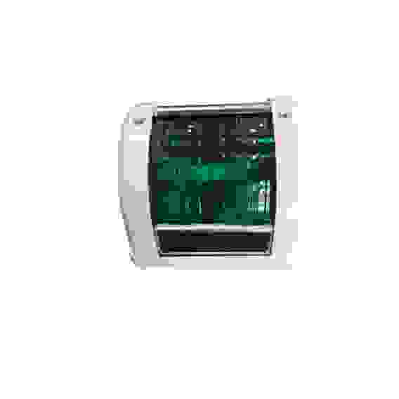 Огонь ходовой бортовой накладной Skipper, светодиодный, зеленый, SK-00111-WLD