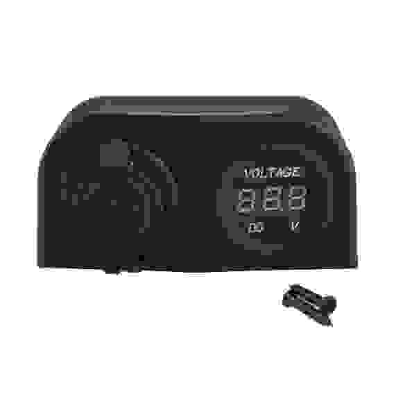 Панель USB зарядки с вольтметром Skipper, SK-DS6-2023/4010