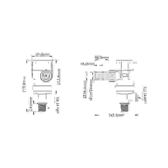 Помпа циркуляционная SeaFlo трюмная, 12V, SFBP1-G600-13D