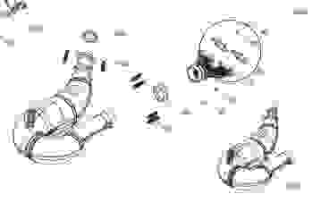 Прокладка выпускного коллектора Sledex для Ski-Doo, 09-718185