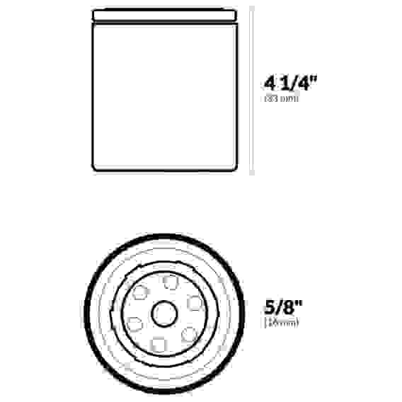 Топливный сменный фильтр-сепаратор Mercury, C14568