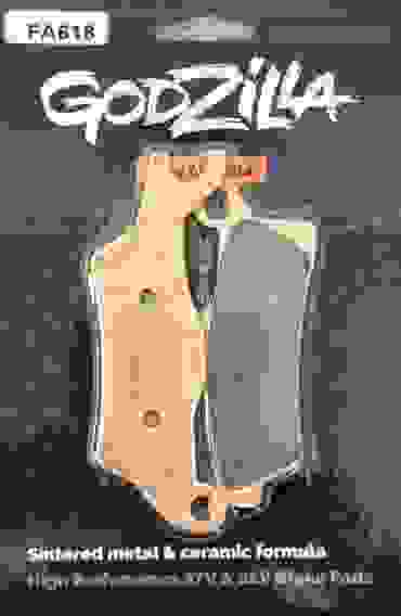 Тормозные колодки "Godzilla" FA618 G2 перед левый 705601015