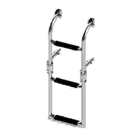 Трап складной с вертикальным креплением, 3 ступени (220 мм.), 040171BT