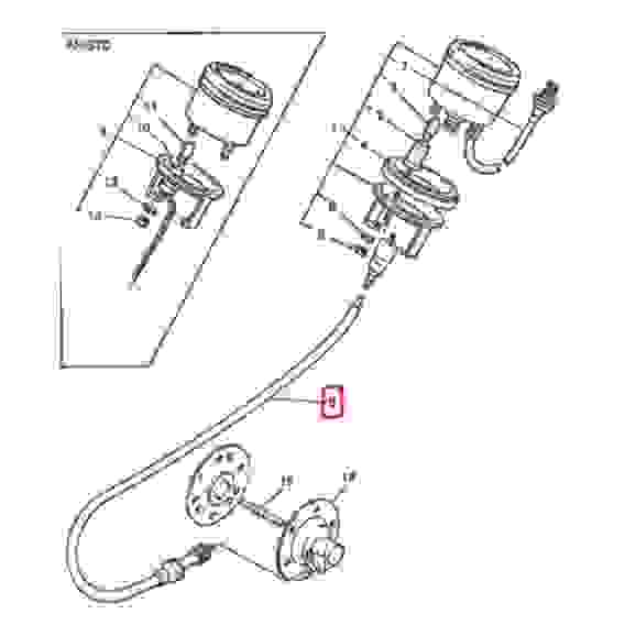 Трос спидометра Yamaha VK 540, SM-05105