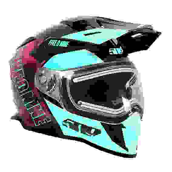 Шлем 509 Delta R3L с подогревом Teal Maroon Galaxy, L