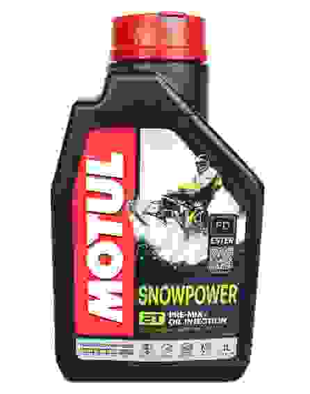 Масло моторное полусинтетическое для снегоходов MOTUL SNOW POWER 2T, 1 л., 105887