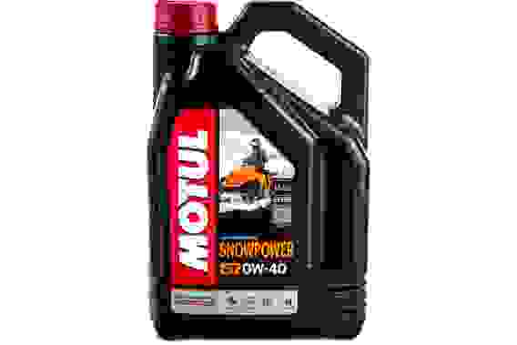Масло моторное синтетическое для снегоходов MOTUL SNOWPOWER 4T 0W40, 4 л., 105892