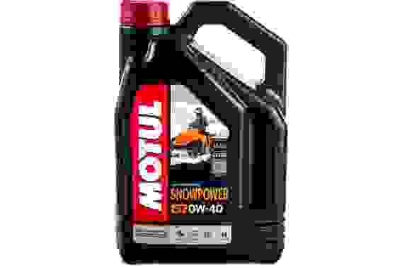 Масло моторное синтетическое для снегоходов MOTUL SNOWPOWER 4T 0W40, 4 л., 105892