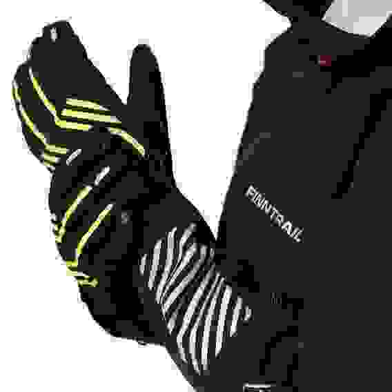 2710 Перчатки для снегохода Finntrail Impact GraphiteYellow XL