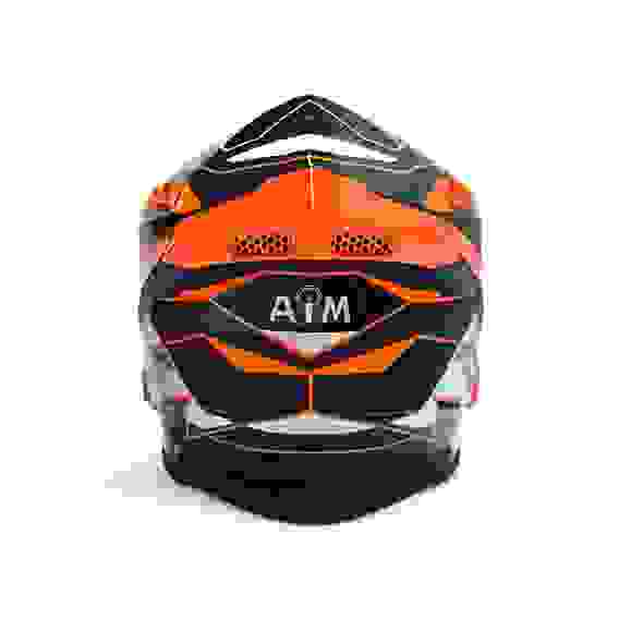 RH855R-DWR-L Шлем AiM RH855 Carbon RAZOR White/Red, L