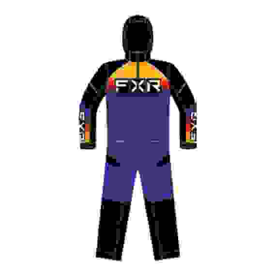 243007-1023-12 Детский Комбинезон для снегоходов FXR Recruit с утеплителем Black/Anodized L