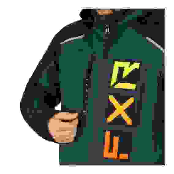232813-1057-16 Комбинезон снегоходный FXR Recruit F.A.S.T. с утеплителем Blk/Drk Steel/Inferno XL