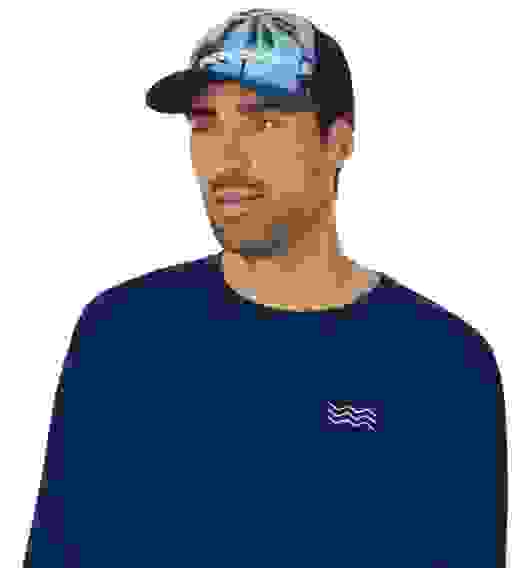 2882130089 Бейсболка Sea-Doo Unisex Sea‑Doo Palm Mesh Cap Navy