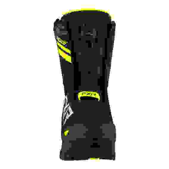 210705-1065-42 Снегоходные Ботинки FXR Helium BOA с утеплителем Black/Hi Vis 42р