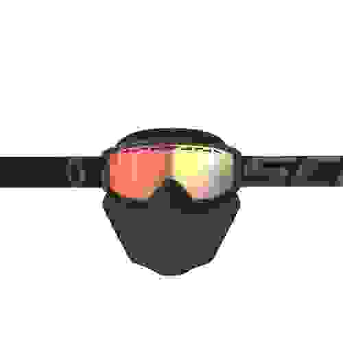 SC_278607-1007341 Мотоочки (маска) для снегохода Primal Safari Facemask LS black/white light sensitive red chrome