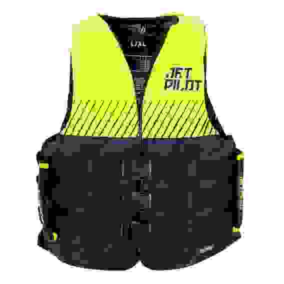 2418407 Гидрожилет нейлоновый JetPilot Helium F/E Nylon Vest Black/Yellow, 3XL