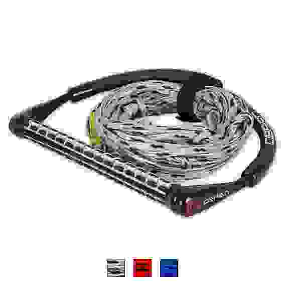2214550 Фал с рукояткой для вейкбординга O'Brien ROPE WAKE COMBO 4 SECTION POLY-E BLACK